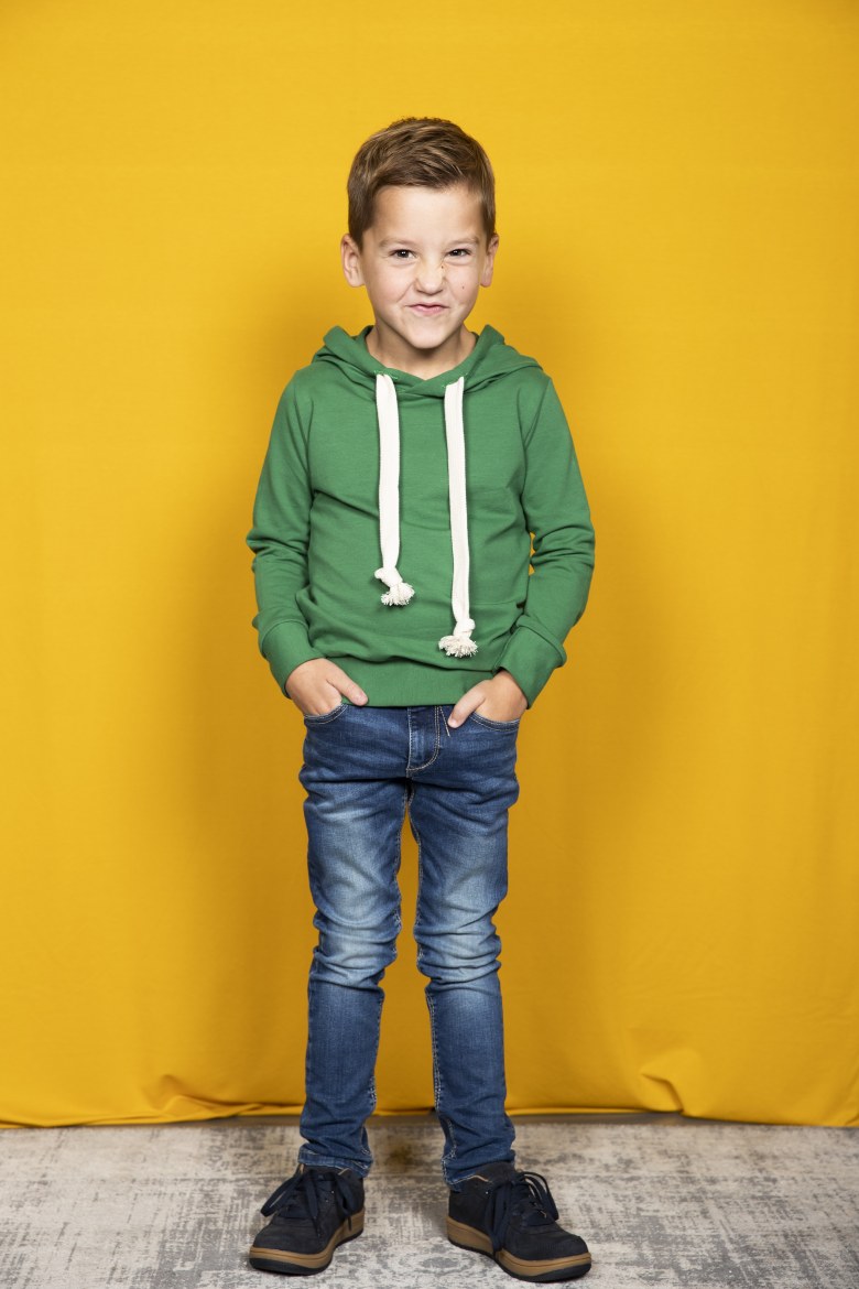 Hoodie sweater groen   1