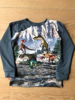 Sweater Dino's in de bergen   1